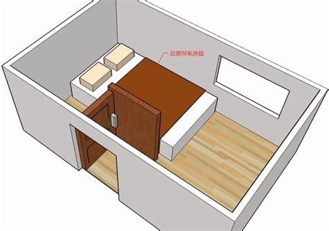 臥室門對向下樓梯化解